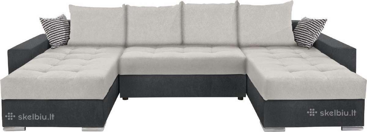 Minkštas kampas „Josy2” su miego funkcija+dėžė