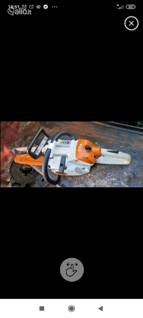 Fyrminiai benzininniai pjuklai „Stihl.” ir kiti su garantija