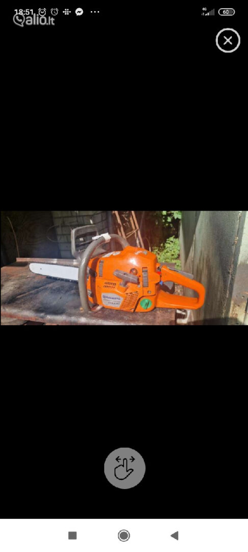 Fyrminiai benzininniai pjuklai „Stihl.” ir kiti su garantija