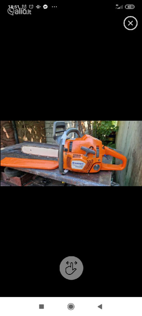 Fyrminiai benzininniai pjuklai „Stihl.” ir kiti su garantija