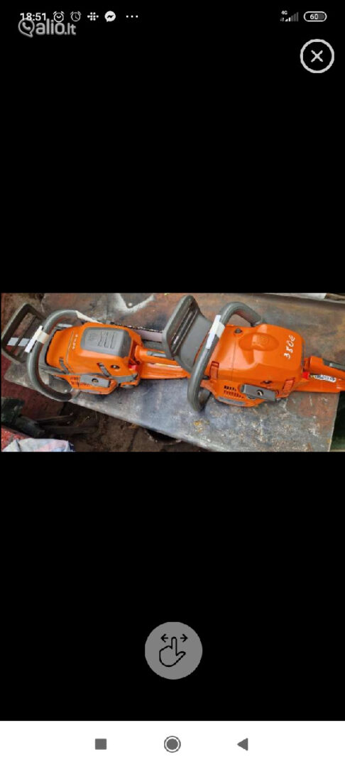 Fyrminiai benzininniai pjuklai „Stihl.” ir kiti su garantija