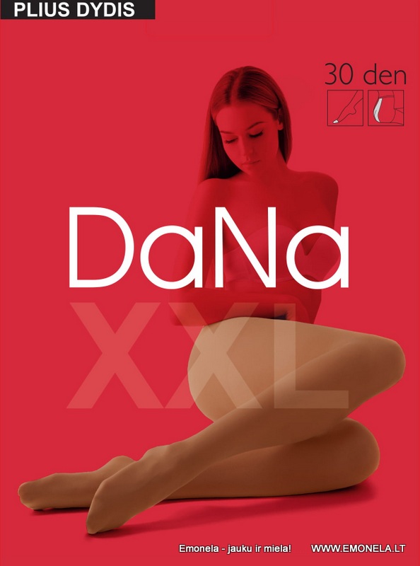 Pėdkelnės 30 den Plius dydis 7-10XL