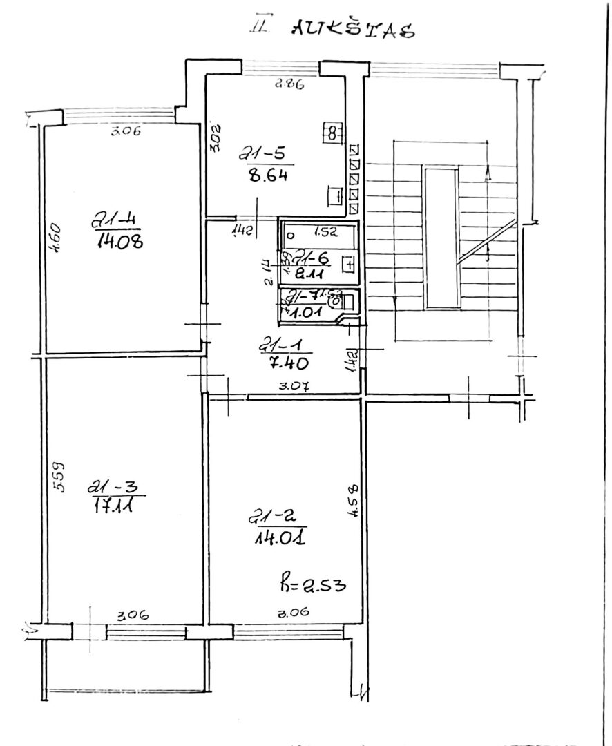 Parduodamas 3kambarių butas (Naujoji Akmenė)