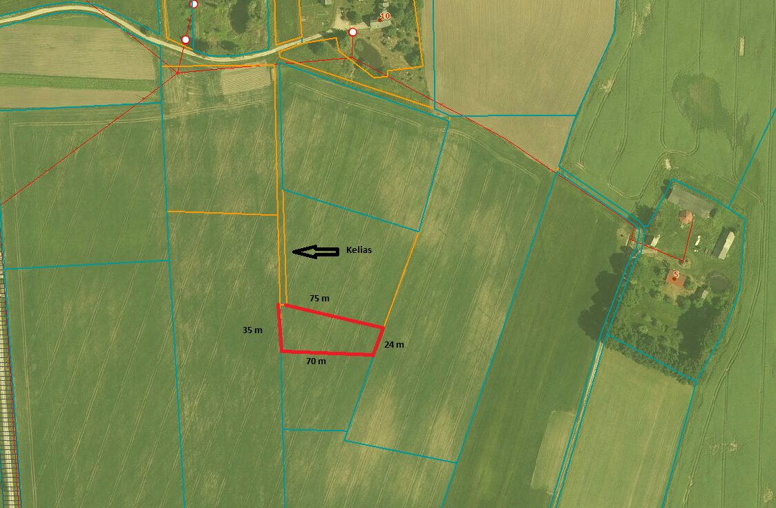 Žemės sklypas Kauno rajone, Grabavos kaime.