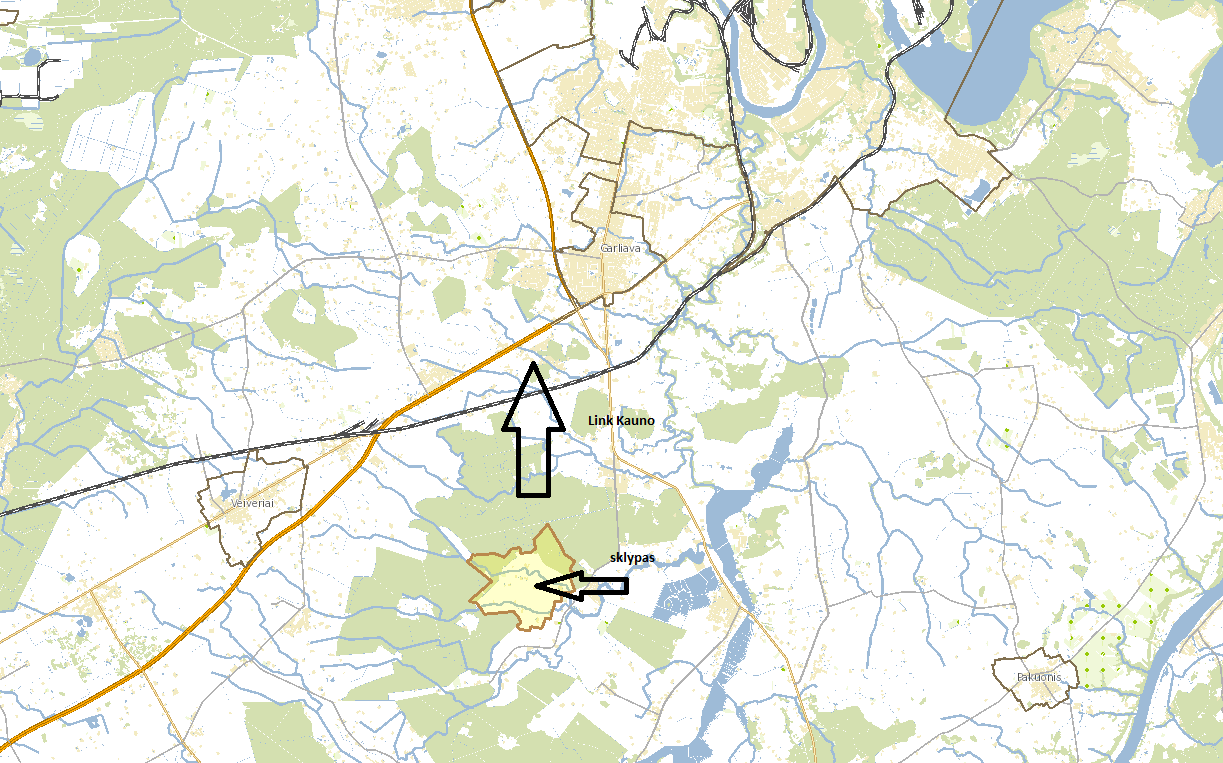 Žemės sklypas Kauno rajone, Grabavos kaime.