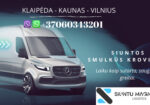 Kroviniu pervezimas Vilnius-Kaunas-Klaipeda