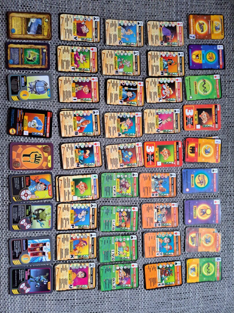 Flinto ir Aha planetos kortos