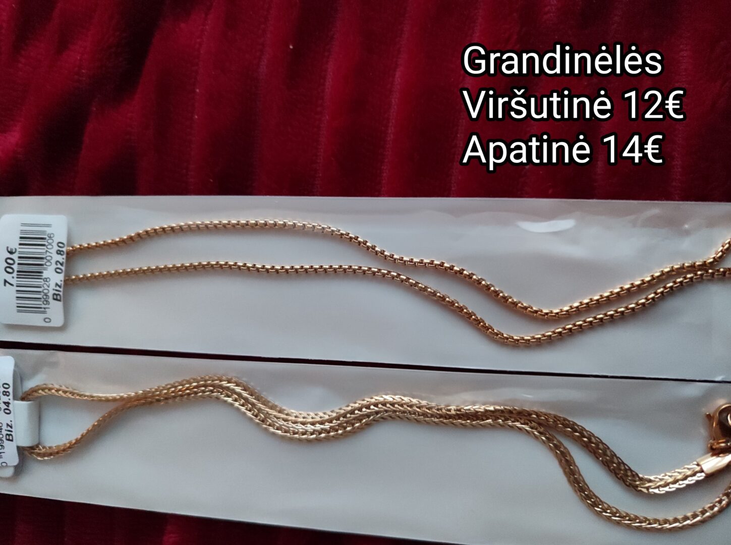 Medicininio metalo bižuterija