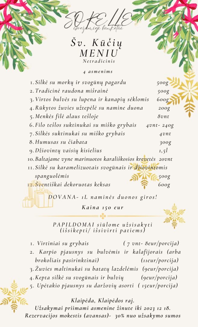 Šv. Kūčių vakarienė