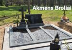 Paminklai. Antkapiai. Granito plokštės. Kapų tvarkymas. Akmuo. Uždangos