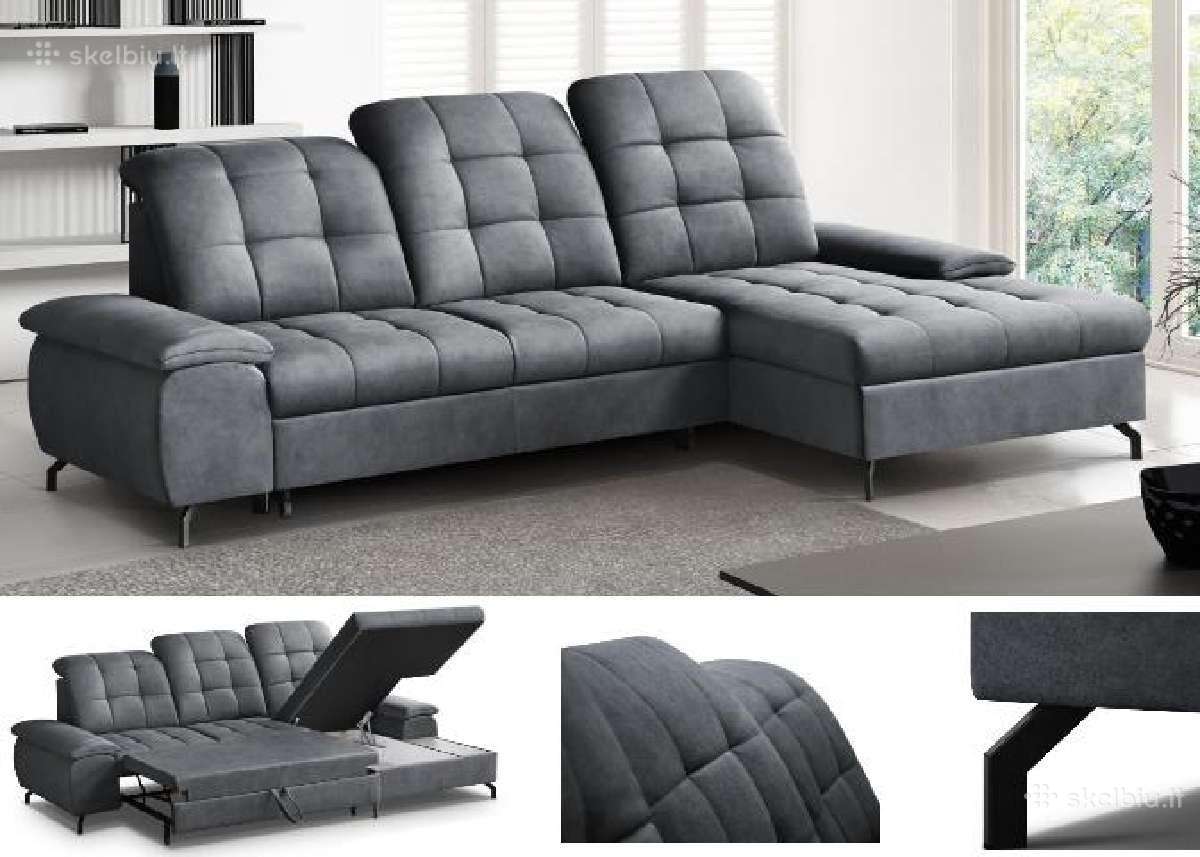 Minkštas kampas “ Cherry ” miego funkcija ir dėžė