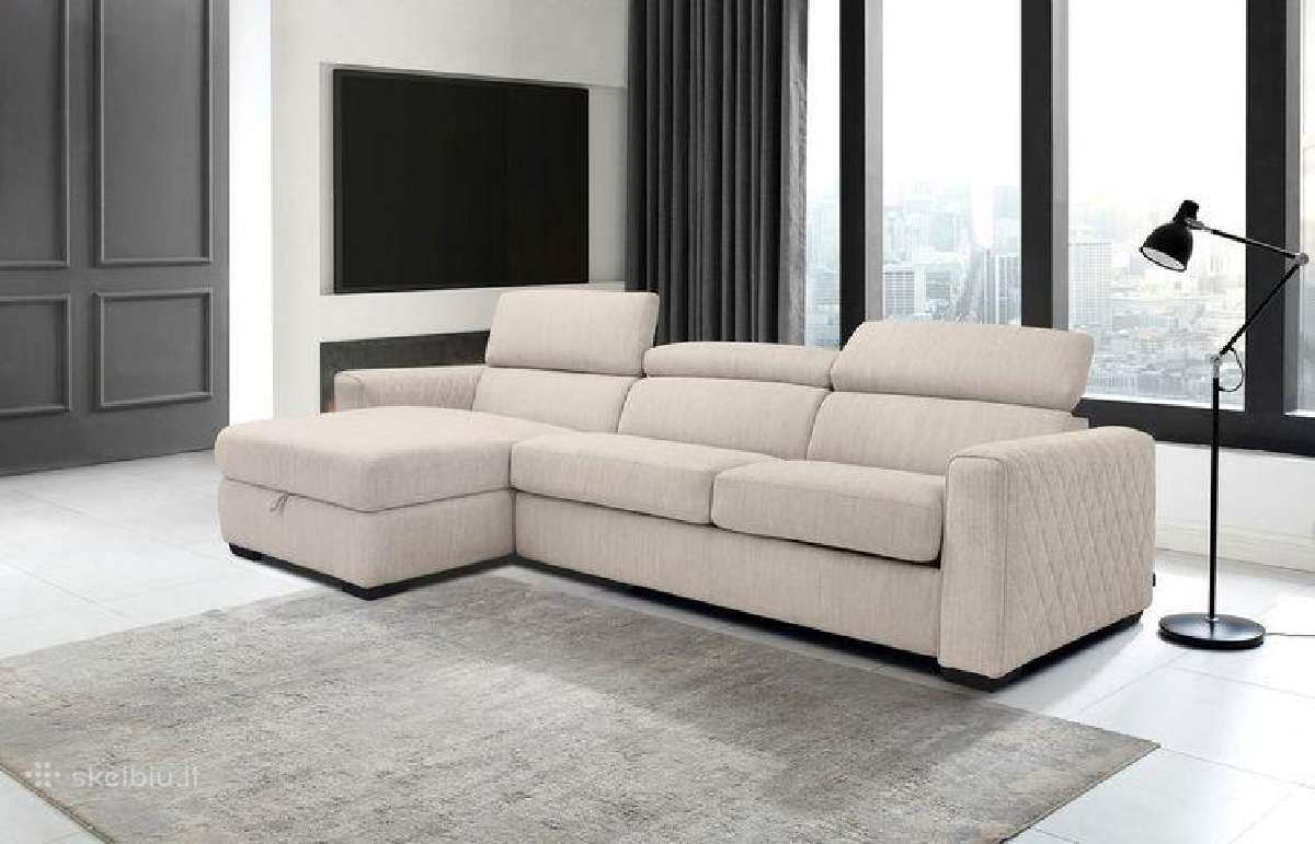 Minkštas kampas „Parkville” su miego funkcija