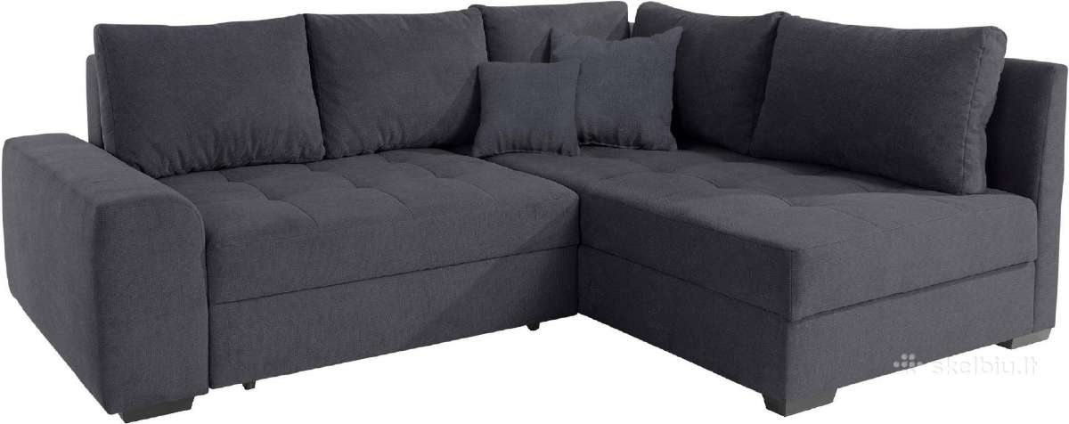 Minkštas kampas „Quebec” su miego funkcija ir 2 dėžem