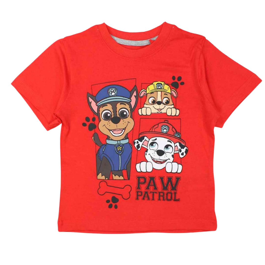 Raudoni Paw Patrol marškinėliai