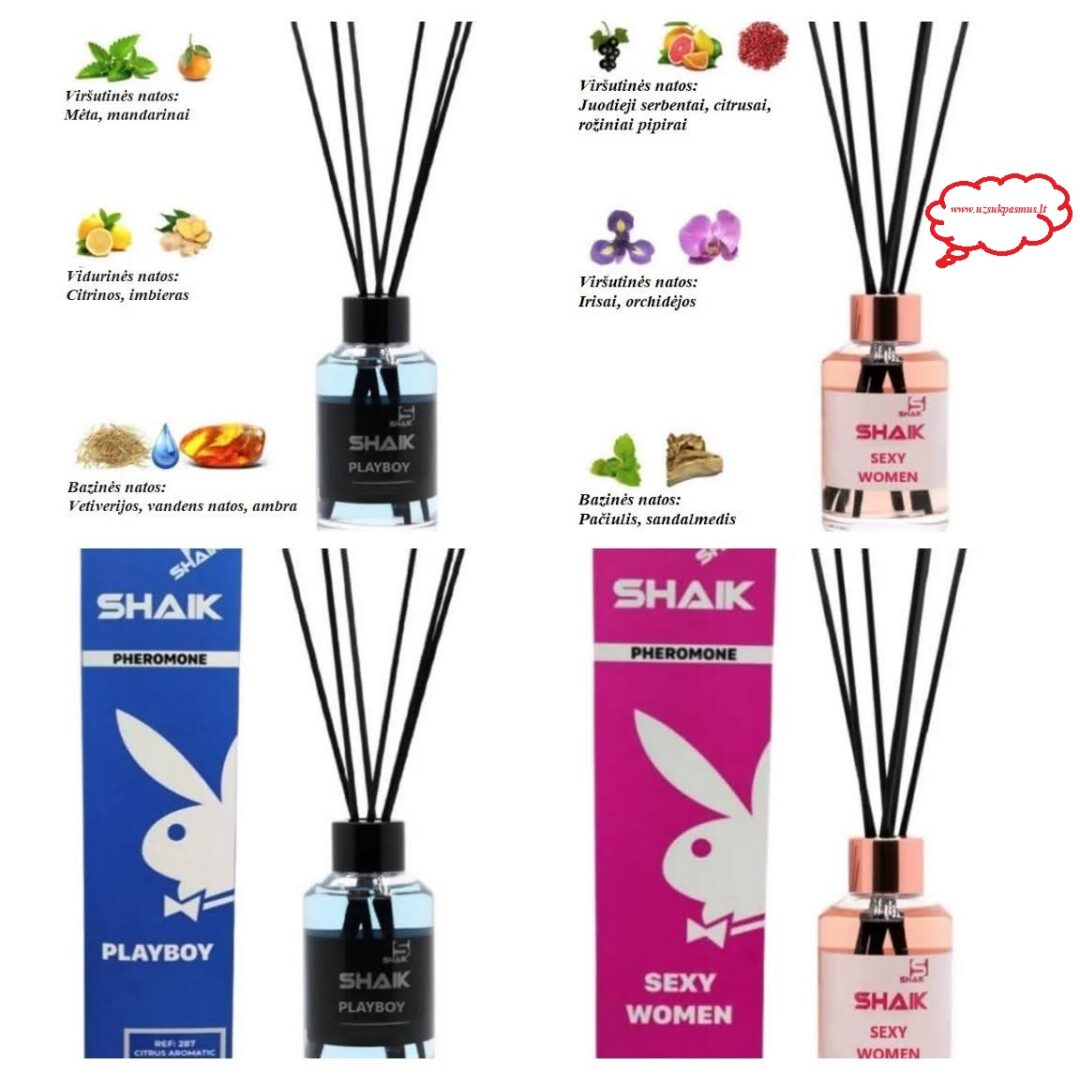 Shaik namų kvapai su feromonais
