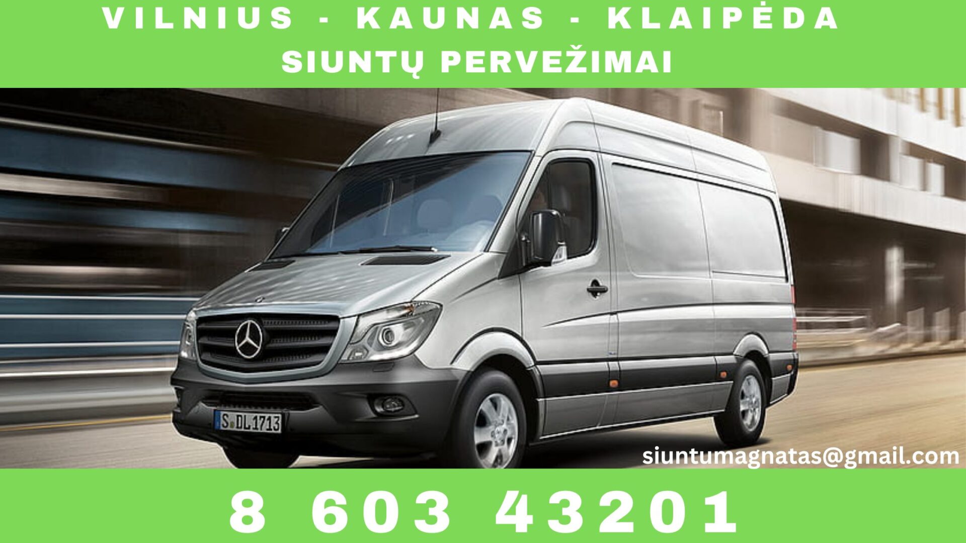 Kroviniu pervezimas Vilnius-Kaunas-Klaipeda