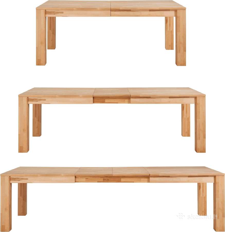 Valgomojo stalas „Paul” ištiesiamas 160-250cm