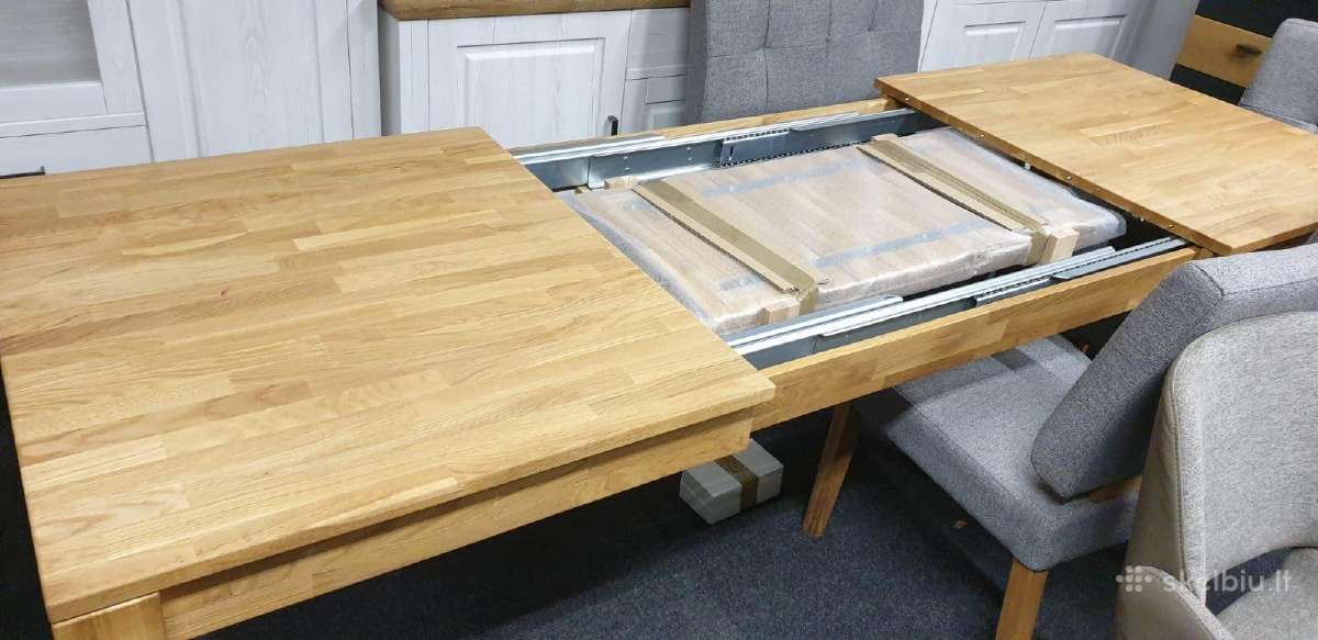 Valgomojo stalas „Paul” ištiesiamas 160-250cm