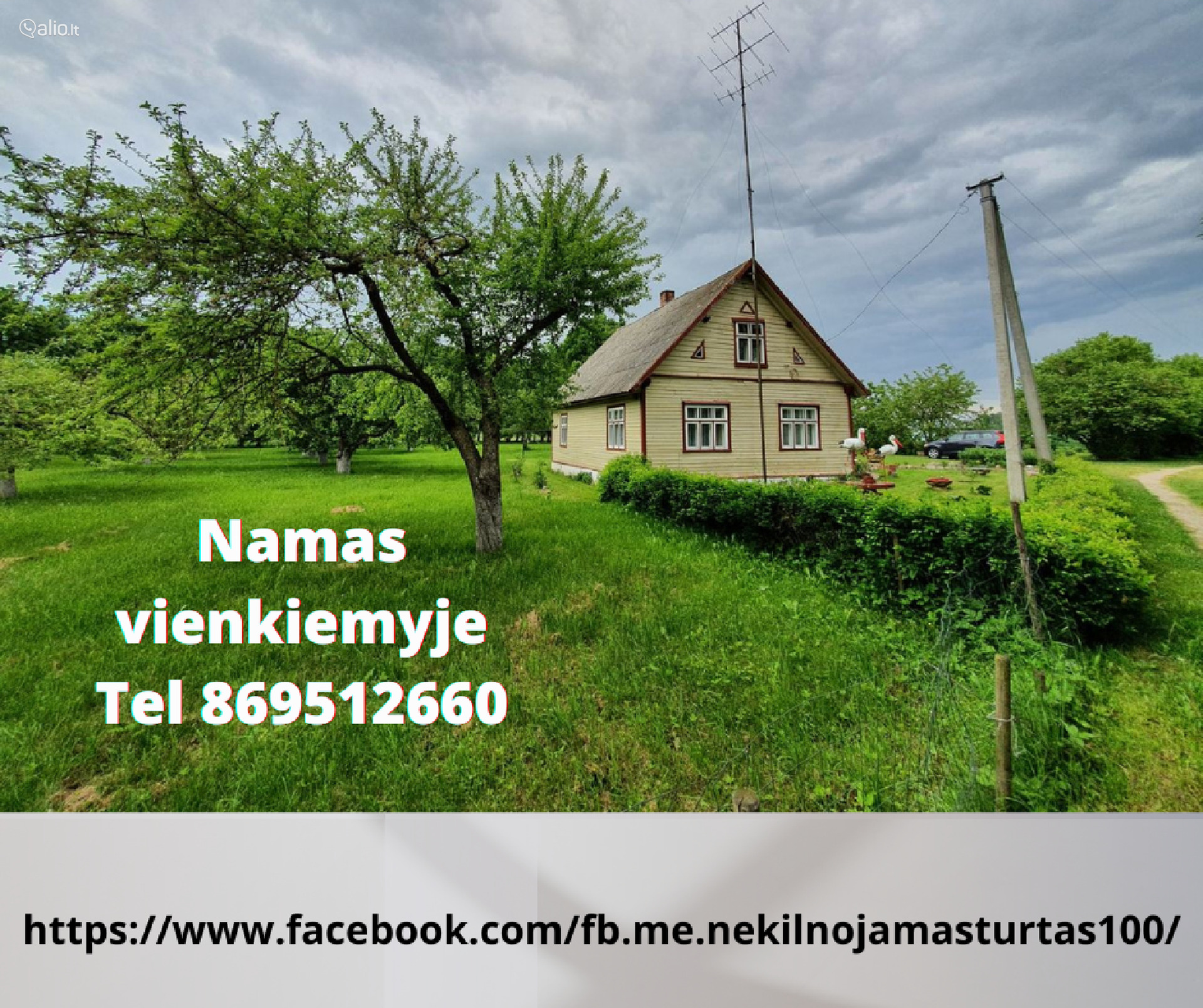 Sodyba vienkiemyje Pasvalio r.