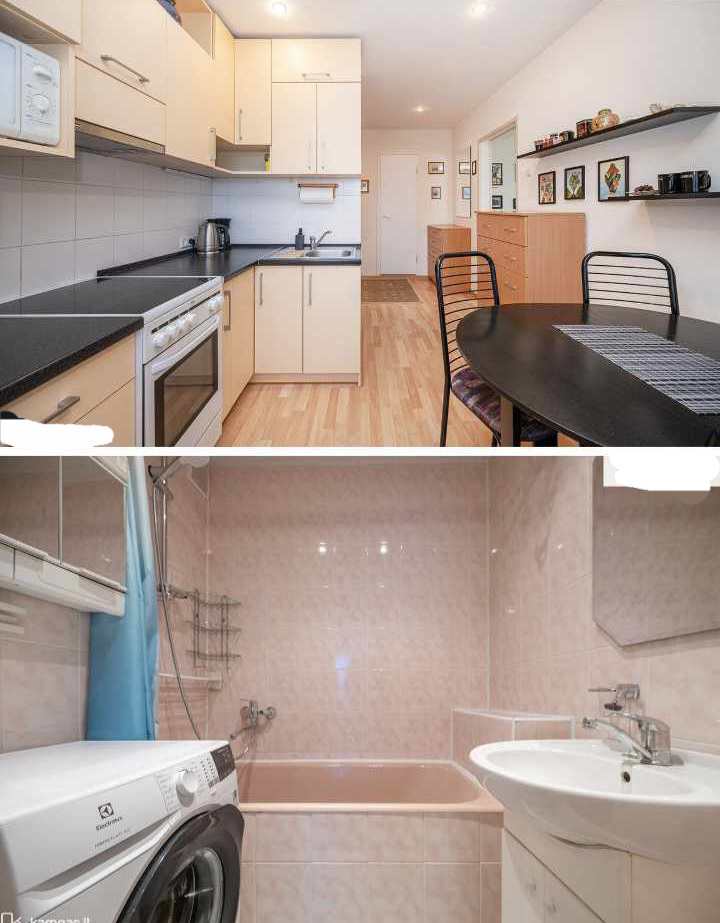 Išnuomojamas 1k. (kaip 1,5k) butas Vilnius