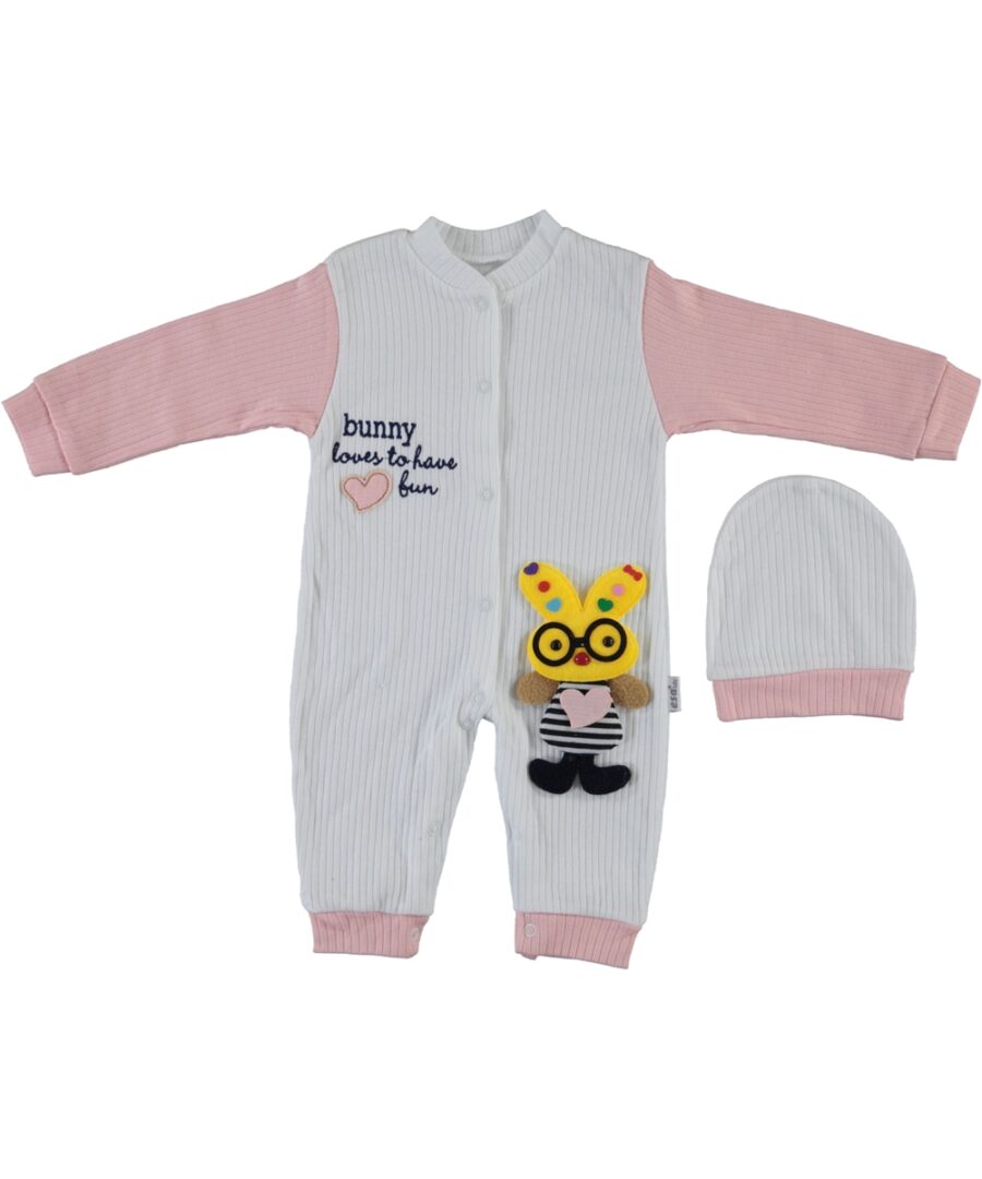 Romperis ir kepurė Triušiukas