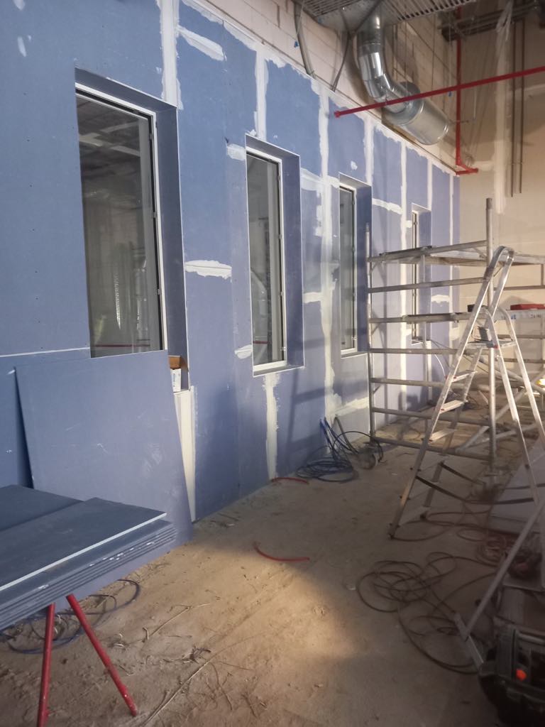 Vidaus apdaila, gipso montavimas