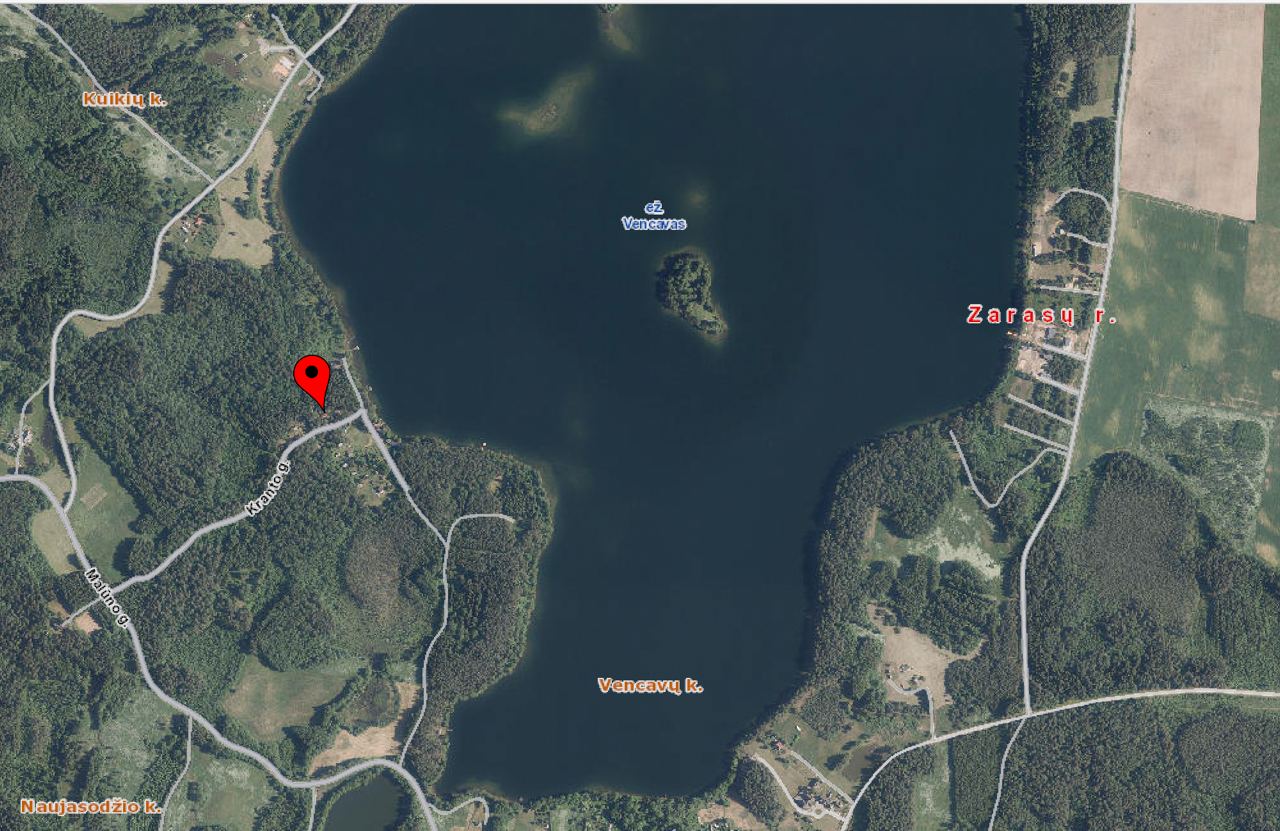 Išskirtinis sklypas su poilsio namu