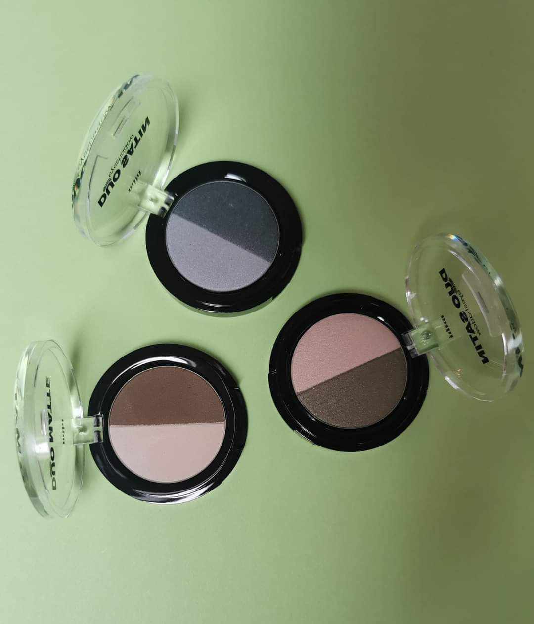 🌸Dvispalviai akių šešėliai/Aksominė matinė apdaila🌸