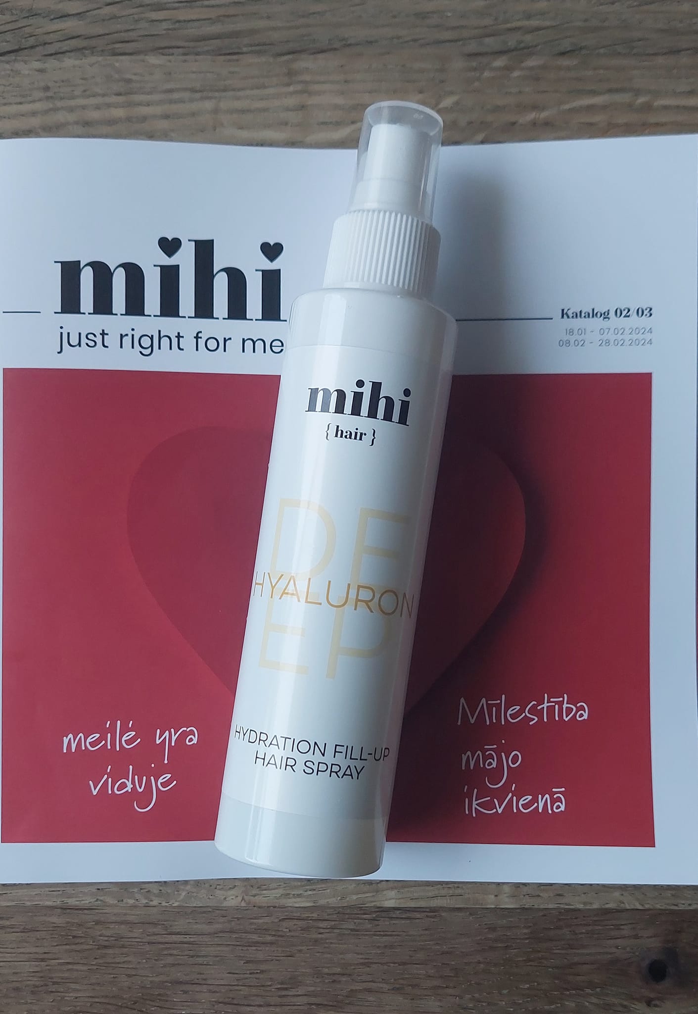 🤍Hyaluron Deep. Drėkinamasis plaukų purškiklis Fill-up🤍