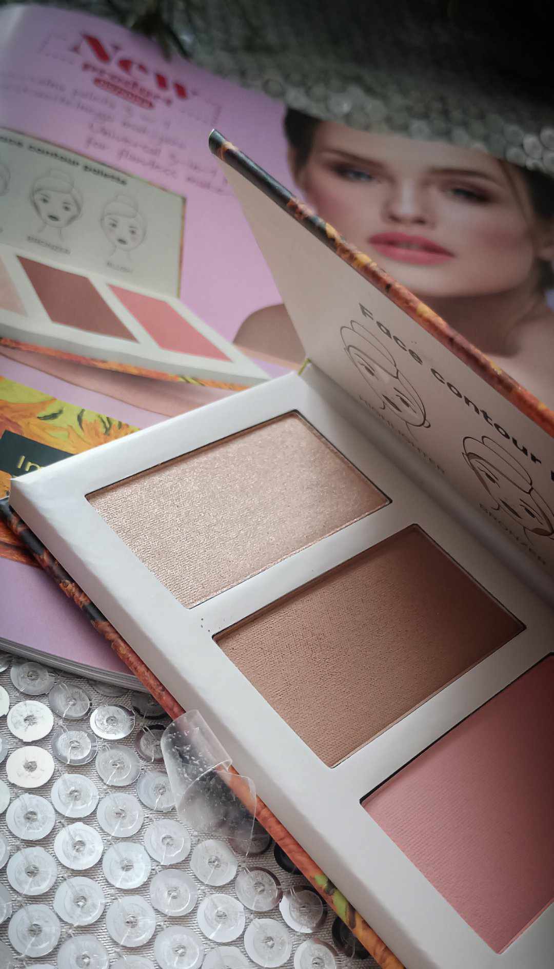 🌸Blush&Powder (Impression). Veido kontūro paletė🌸