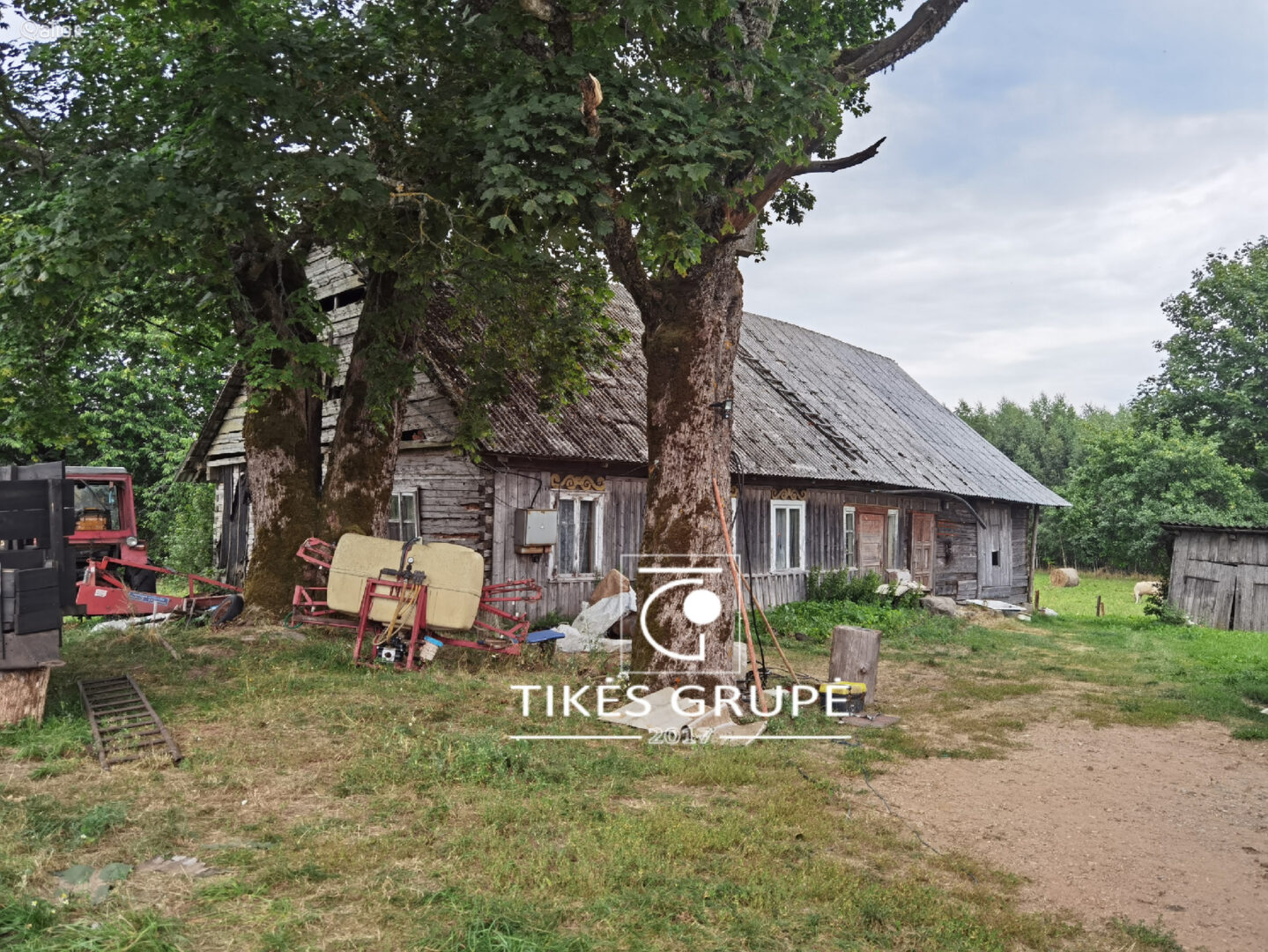 Rietavo raj., Norgalvių k., parduodama sena sodyba su 2.68 ha žemės sklypu.