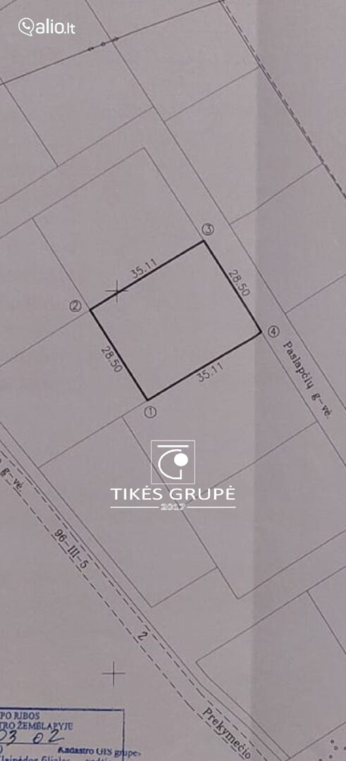 Parduodami 2 namų valdos sklypai po 10 arų Dituvos k., šalia Dituvos sodų. Sklypai yra naujai suformuotame gyvenamųjų namų valdos sklypų kvartale.