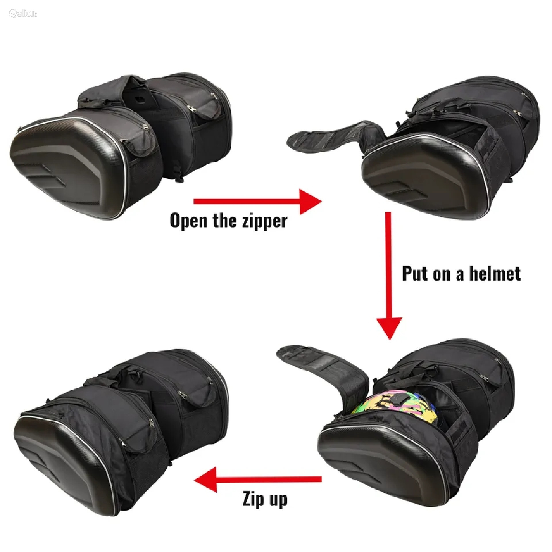 Moto kelioniniai krepšiai