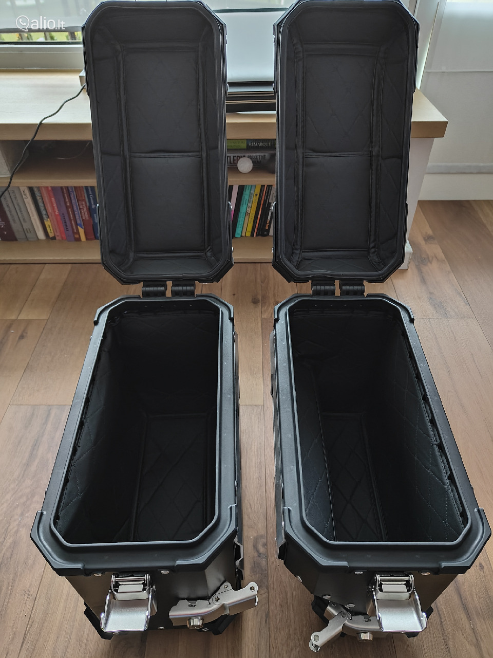 Moto aliuminės dėžės naujos