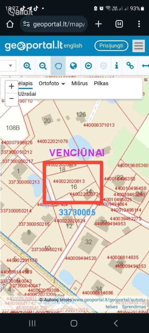 sklypas Alytaus r., Alytaus k.