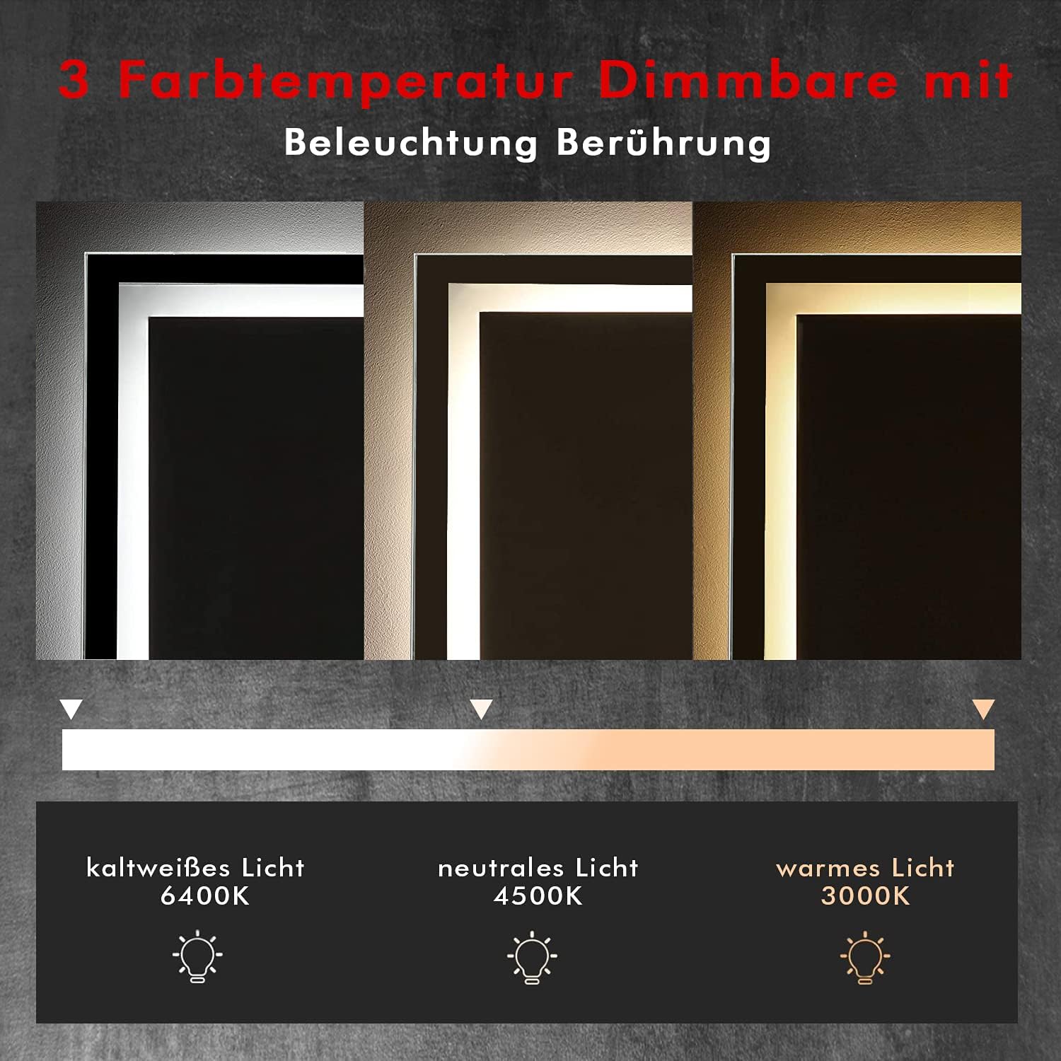 Vonios veidrodinė spintelė su LED apšvietimu. 80 x 13,5 x 60 cm.