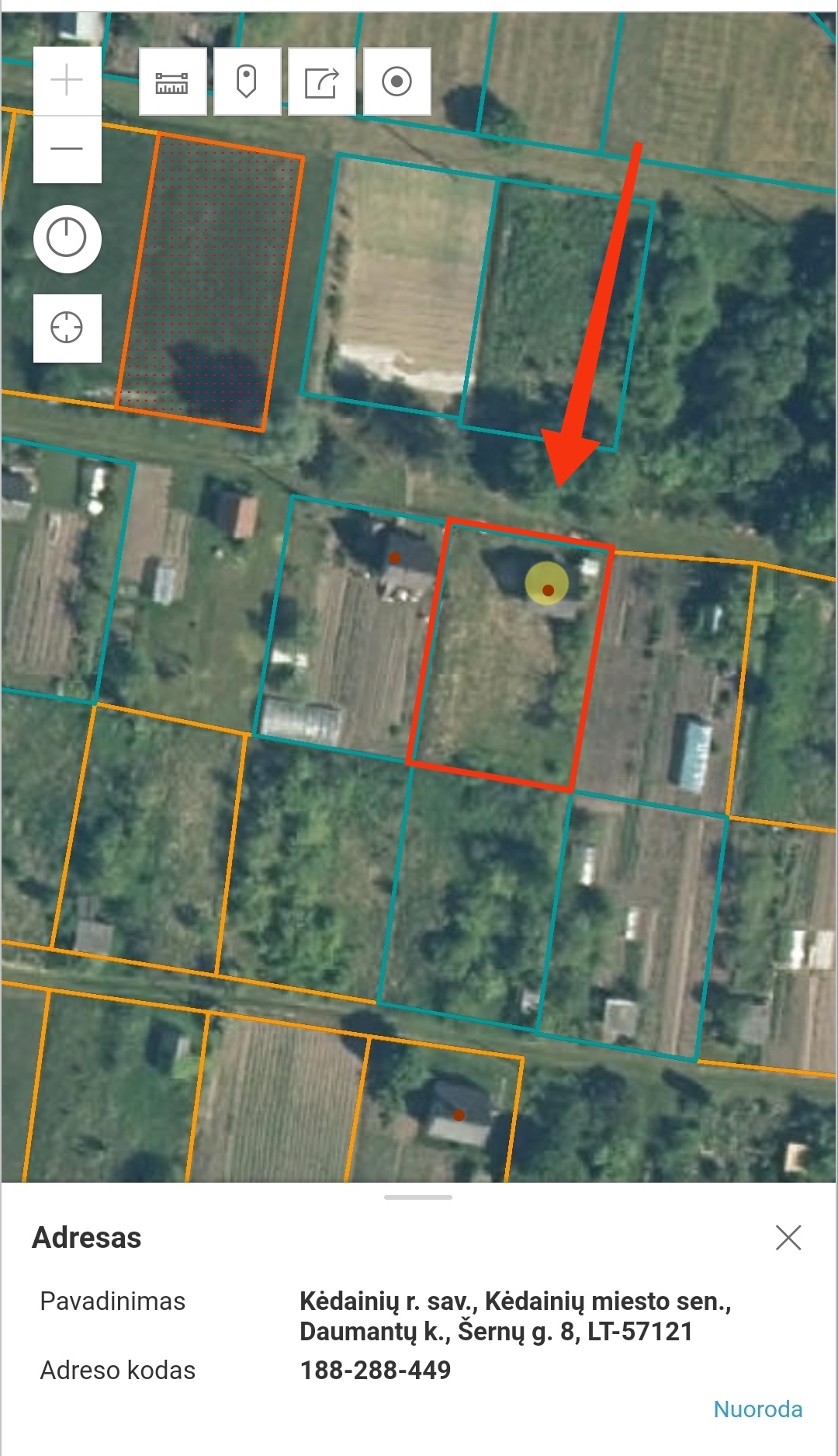 Sodo namelis Kėdainių r. Daumantų k.