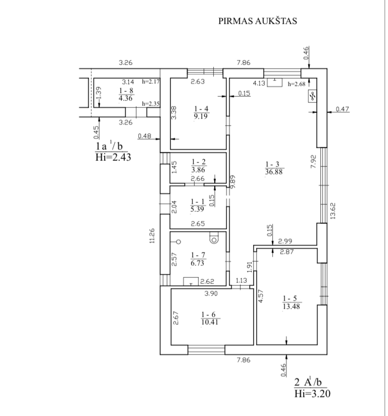Parduodamas vieno aukšto gyvenamasis namas