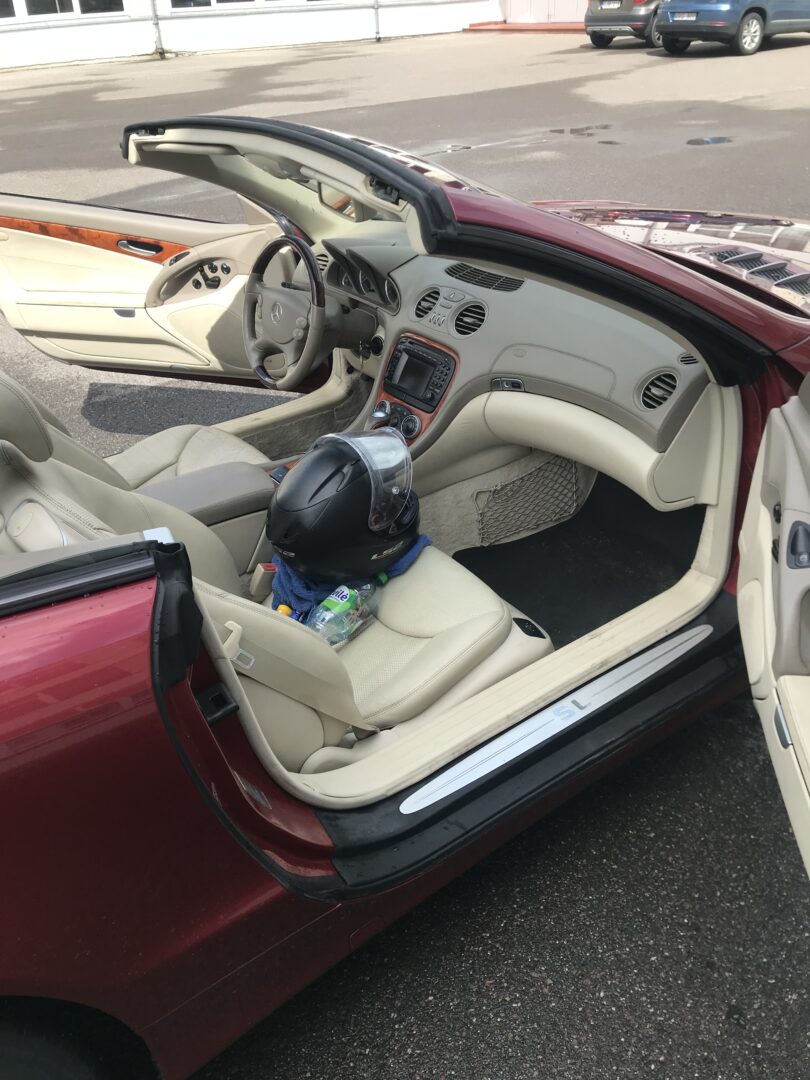 Mercedes-benz 500 SL Kabrioletas 2003-11 m. 5.0 benzinas-dujos. 225 kw. TA 2026-01 m. Automatas Klaipeda