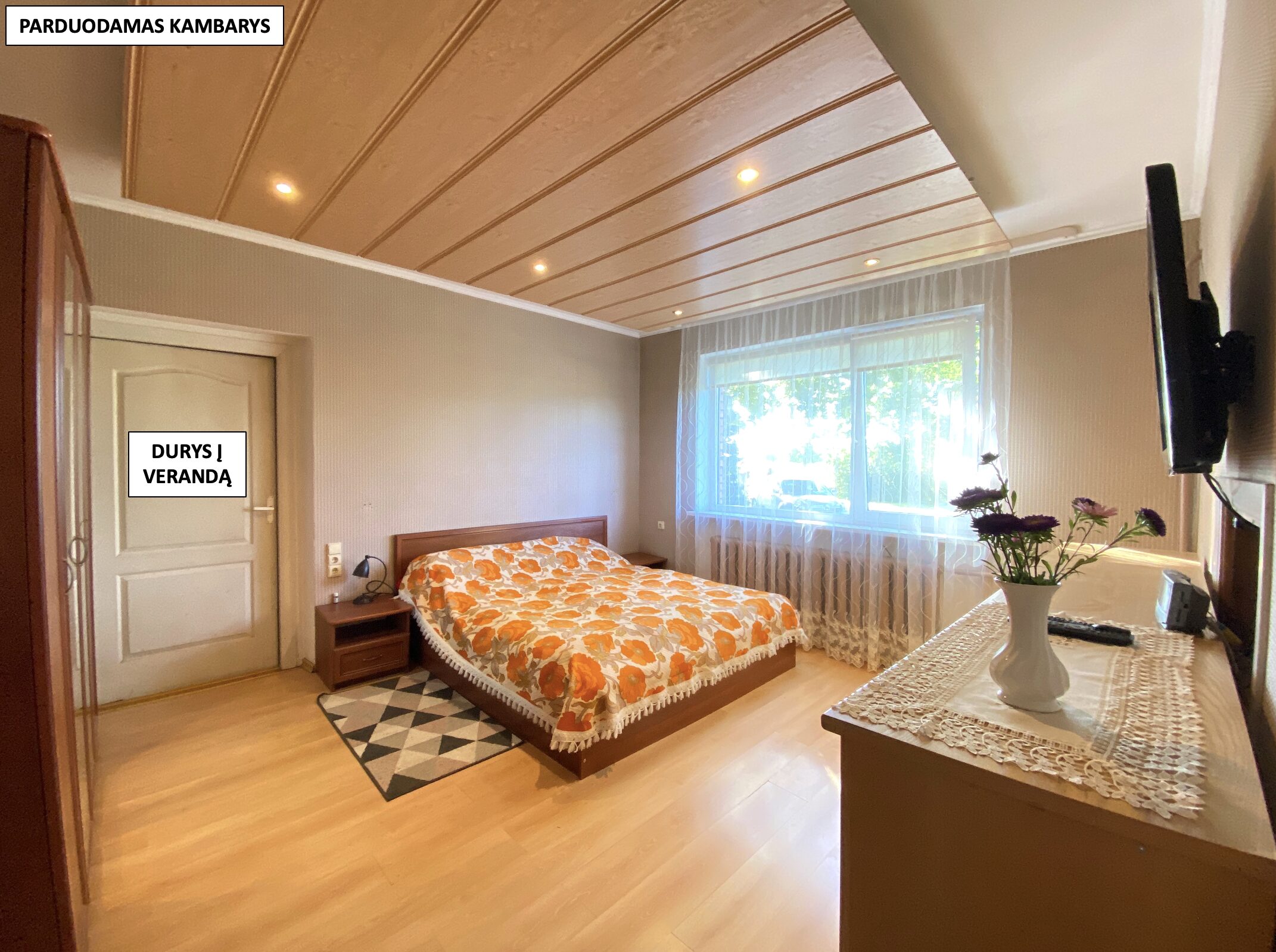 Parduodama Joniškio mieste gyvenamo namo dalis