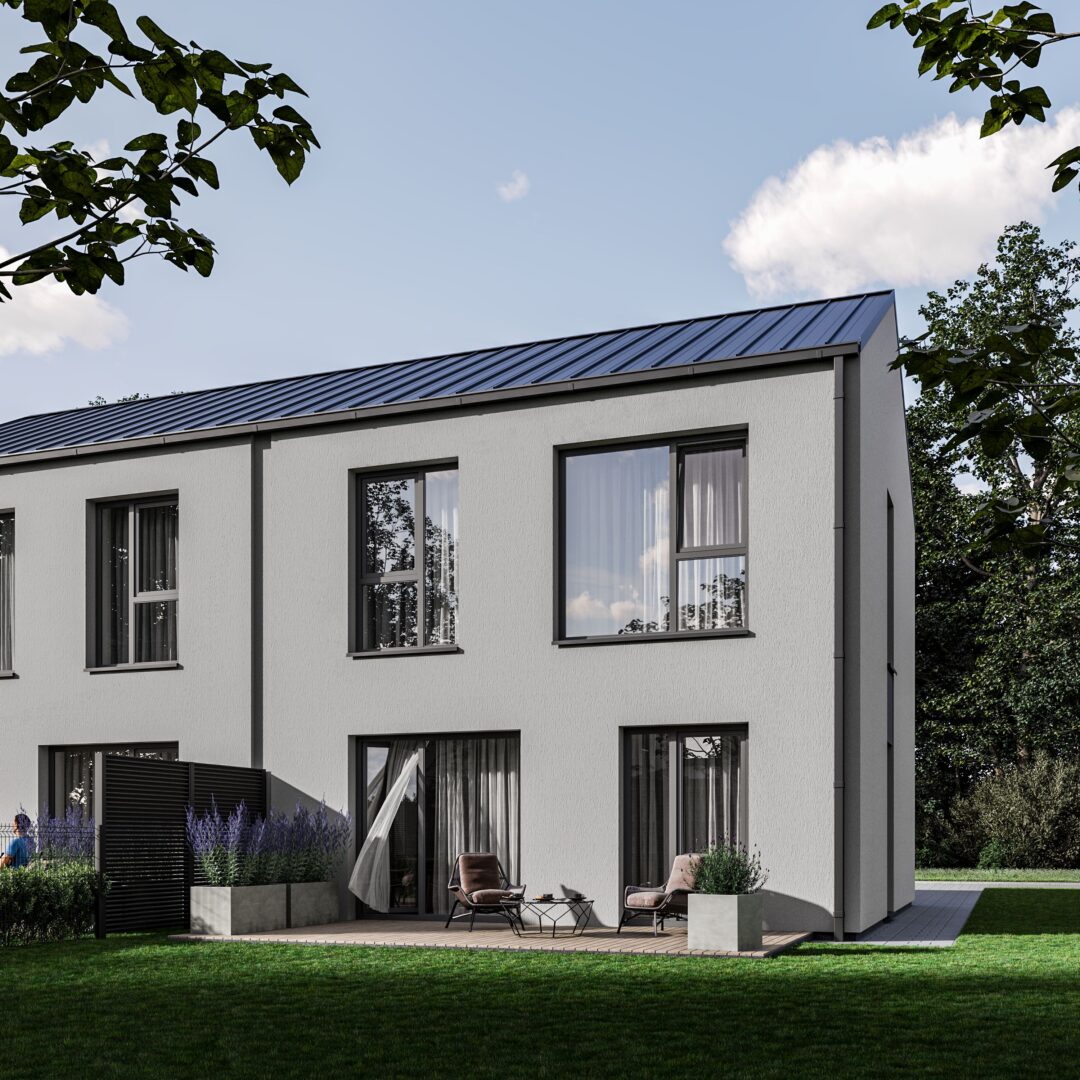 Parduodamas naujas kotedžas Domeikavoje