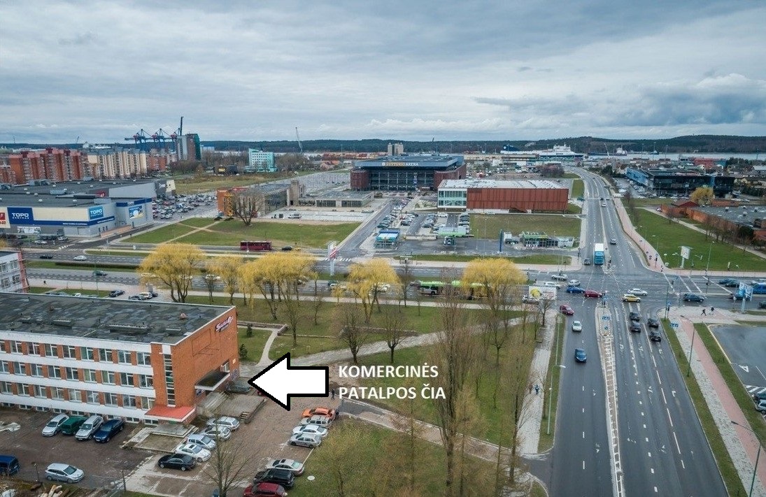 KLAIPĖDOJE, PARDUODAMOS KOMERCINĖS PASKIRTIES PATALPOS