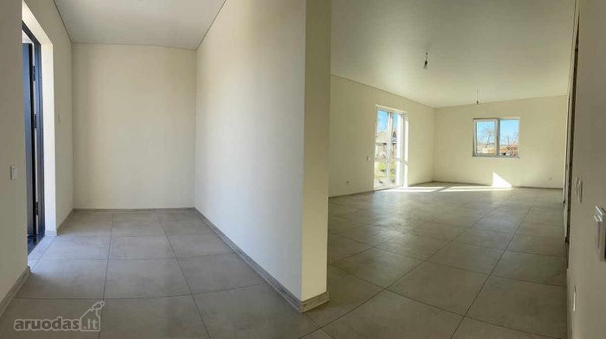 Klaipėdos raj. Dercekliuose, parduodamas naujai statomas 76 kv.m. gyvenamas namas su 6 arų žemės sklypu.