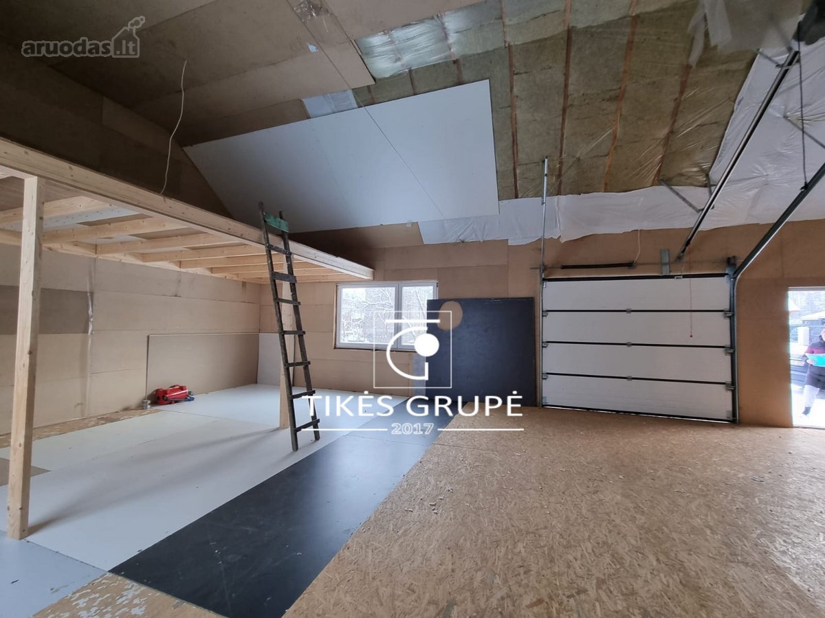 Klaipėdos raj., Vaitelių soduose parduodamas karkasinis gyvenamas namas 50,39 kv,m., ūkinio namo dalis 72 kv., dalinis įrengimas