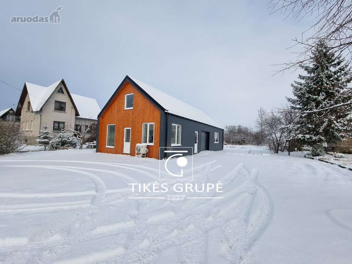 Klaipėdos raj., Vaitelių soduose parduodamas karkasinis gyvenamas namas 50,39 kv,m., ūkinio namo dalis 72 kv., dalinis įrengimas