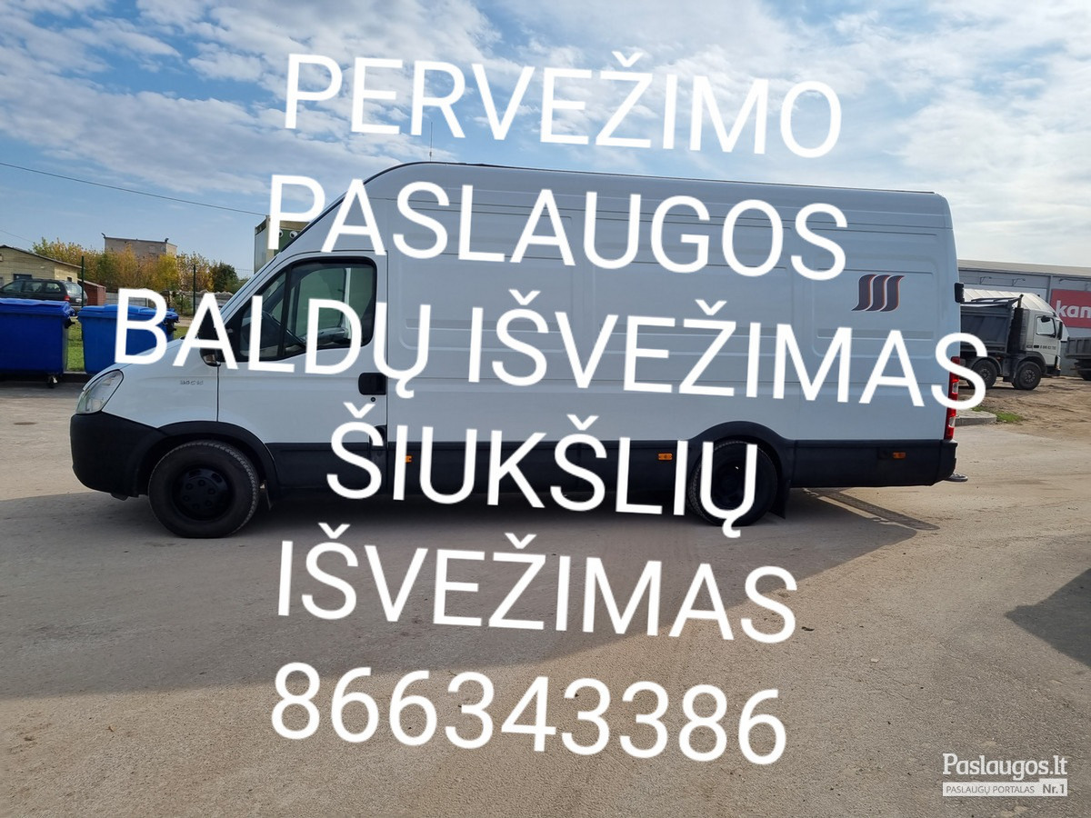 Perkraustymas, pervežimas, senų baldų išvežimas