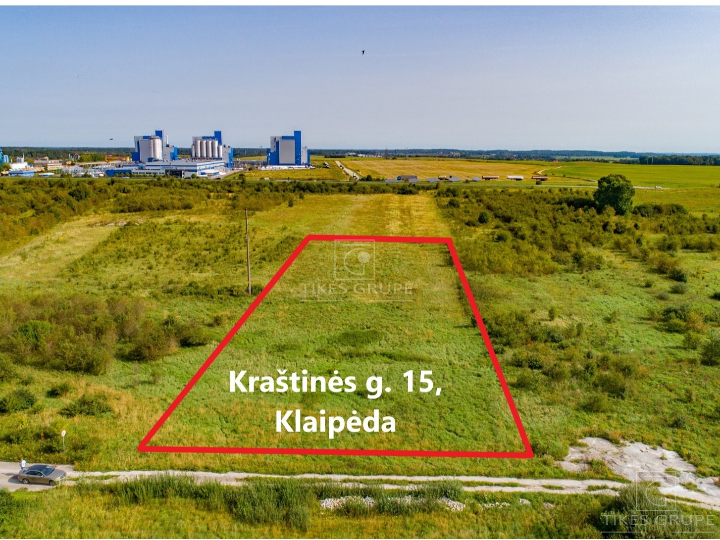 Klaipėdoje Kraštinės g., parduodamas komercinės paskirties sklypas 62a.