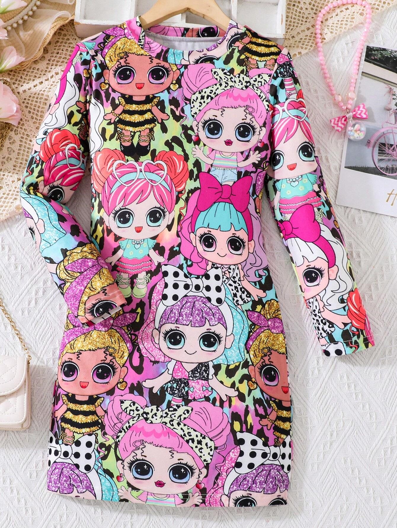 Spalvinga suknelė Mergaitės