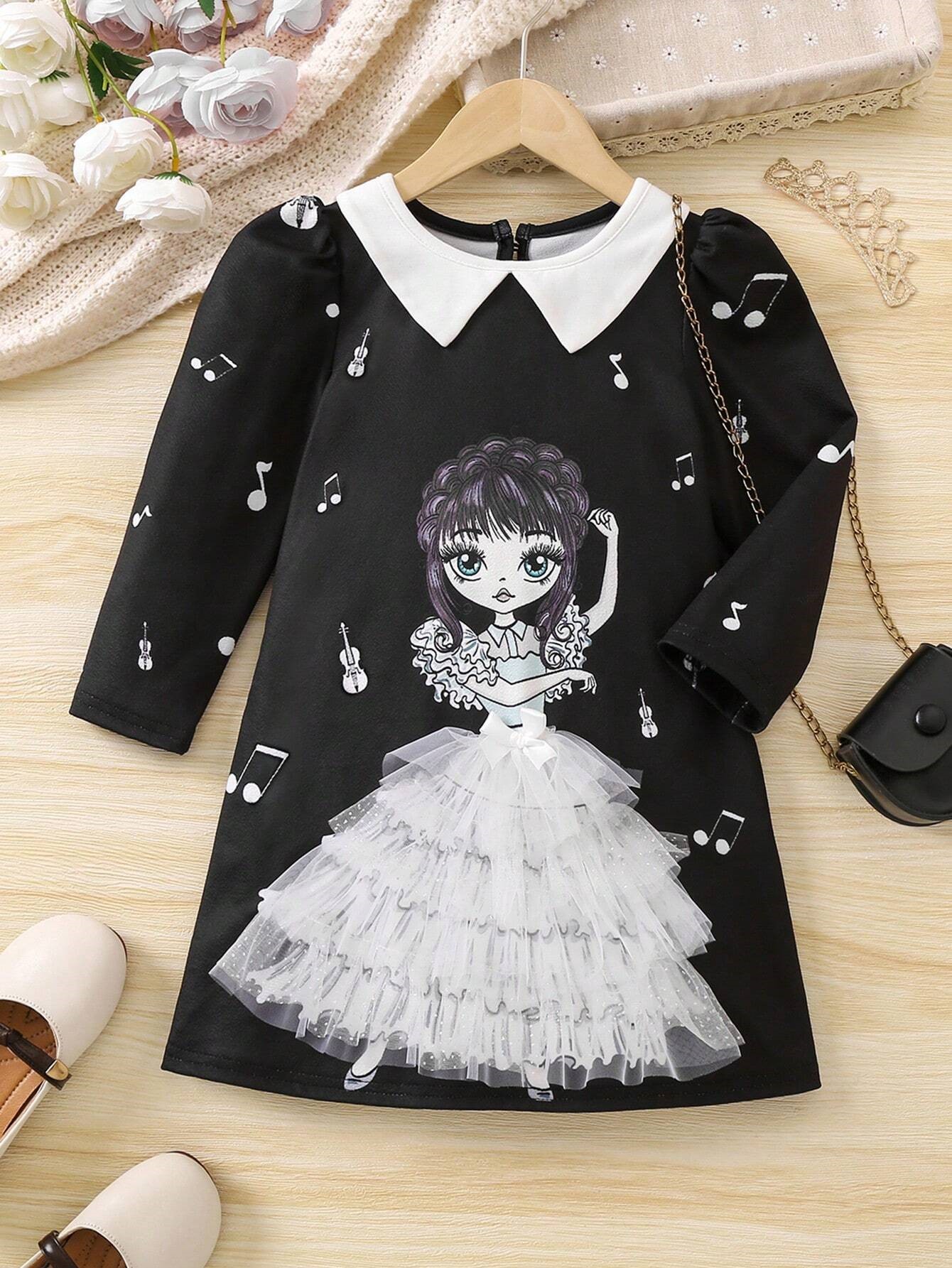 Juoda suknelė Trečiadienė