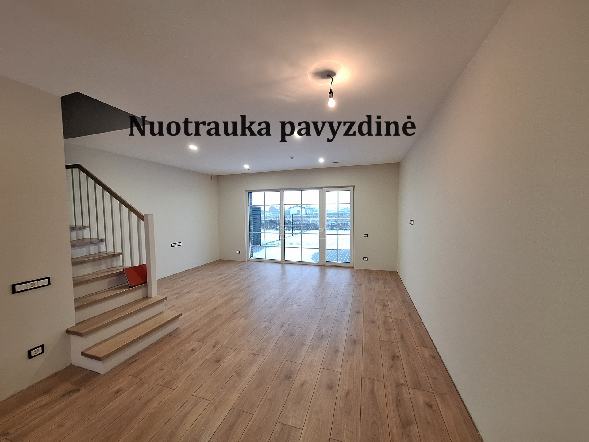 Parduodamas 100% baigtumo A+ klasės kotedžas Trušeliuose Klaipėdos rajone.